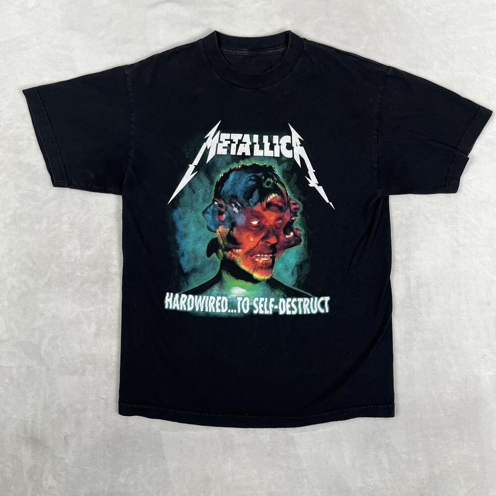 Metallica Hardwired Tour T-Shirt Size Small Black WorldWired 2018-19 Music Tee